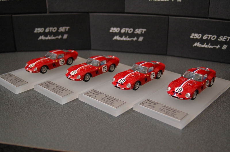 Modelart111 250 GTO Set : #3705 Le Mans 1962